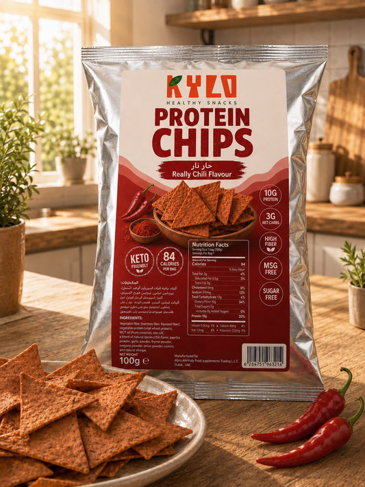 kylo chips protein hot chili